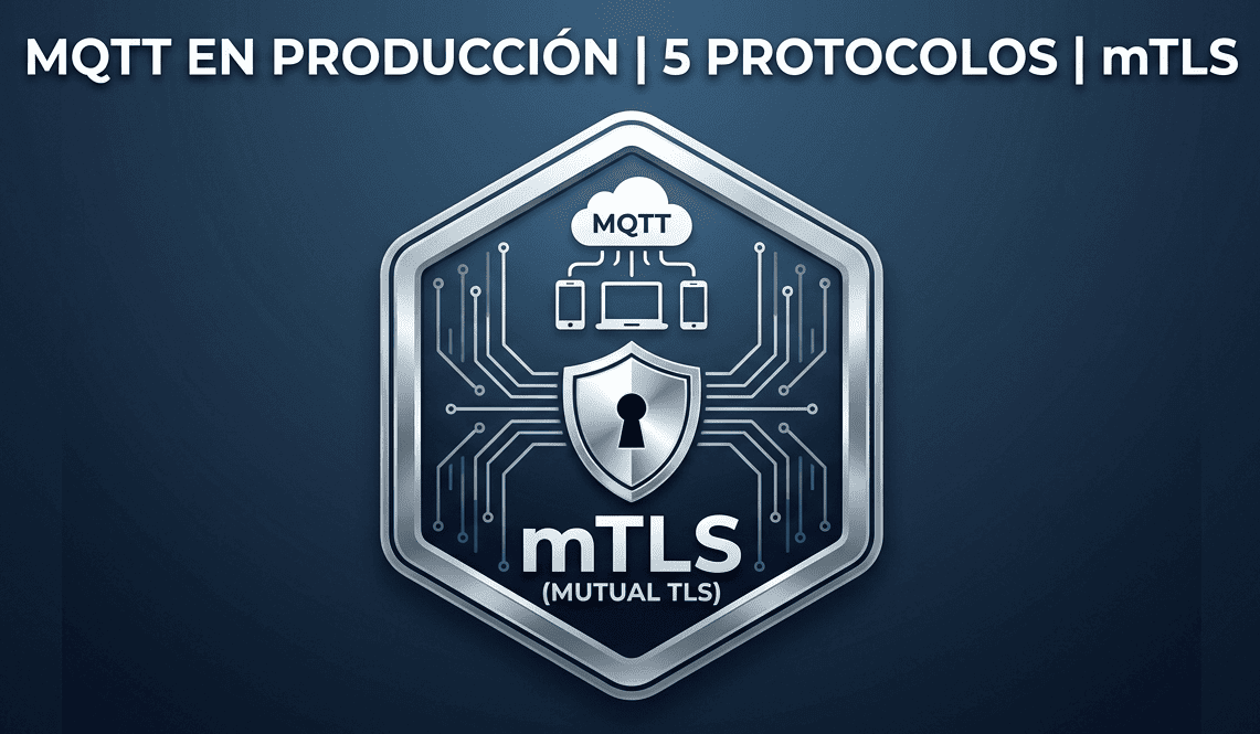 MQTT en producción: pruebas detrás de un broker con 5 protocolos y mTLS